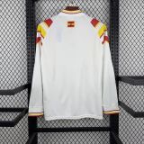 Retro 1996 Spain Away long sleeves soccer jersey size S-2XL