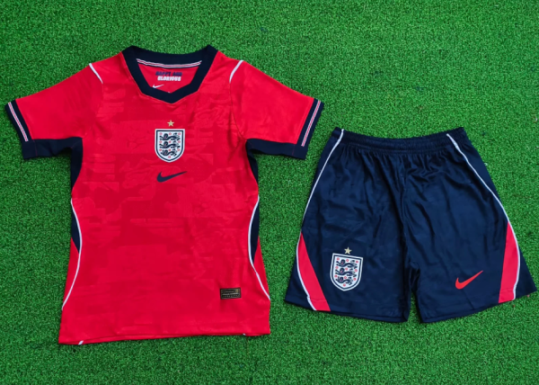 England 2026 World Cup home Player Version kids Soccer jersey