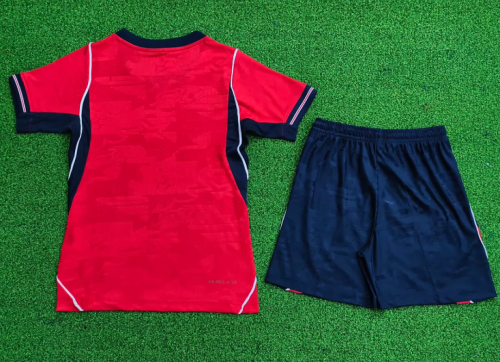 England 2026 World Cup home Player Version kids Soccer jersey
