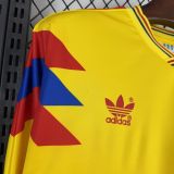 Retro Colombia 1990 home long sleeve Jersey S-XXL