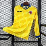 Retro Colombia 1994 home long sleeve Jersey S-XXL