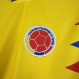 Retro Colombia 1990 home long sleeve Jersey S-XXL
