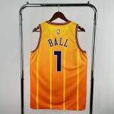 Season 2026 Charlotte Hornets Yellow No. 1  BALL