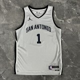 San Antonio Spurs 2026 Limited Edition Gray jersey #1  WEMBANYAMA