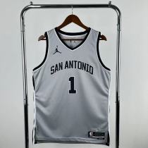 San Antonio Spurs 2026 Limited Edition Gray jersey #1  WEMBANYAMA