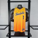 Season 2026 Charlotte Hornets Yellow No. 1  BALL