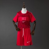 Turkey 2026 World Cup Away kids Soccer jersey 16-28