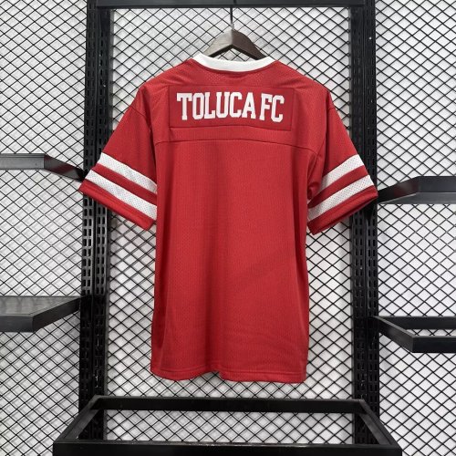 Toluca  2026/27 Red Baseball  Jersey S-4XL