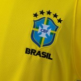 2026 Brazil x Jordan Training Yellow Vest S-XXL