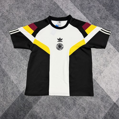 Mens Germany 2026 Retro Black And White  Causal Jersey S-2XL
