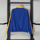 Retro Colombia Blue Windbreaker S-2XL