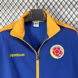 Retro Colombia Blue Windbreaker S-2XL