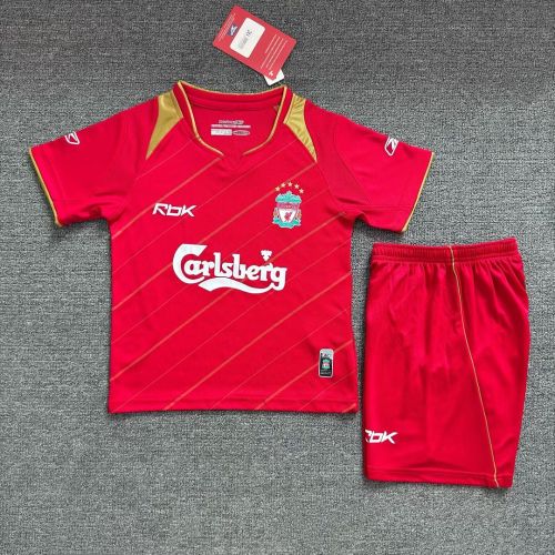 Retro Liverpool 2005/06 Home kids size 16-28