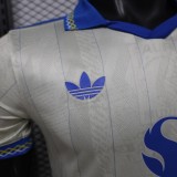 Manchester United 2025/26 White Retro Version Player Version Jersey S-2XL