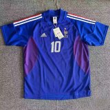 France 2002 Home Retro soccer jerseys S-2XL
