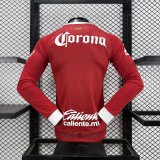 Toluca 2025/26  Home Long Sleeve Soccer Jersey  Player Version S-XXL