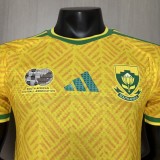 Mens South Africa 2026 World Cup Home Player Version Jersey S-2XL