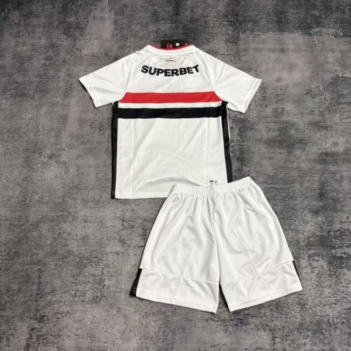 Sao Paulo 2026/27 home kids  Soccer jersey 16-28