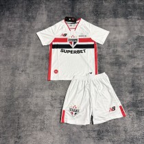 Sao Paulo 2026/27 home kids  Soccer jersey 16-28