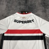 Sao Paulo 2026/27 home kids  Soccer jersey 16-28