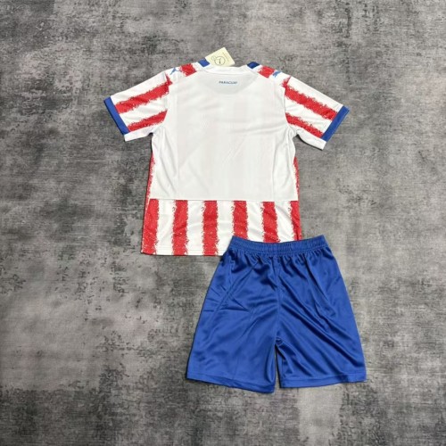 Paraguay  2026 World Cup Home Kid kit size 16-28