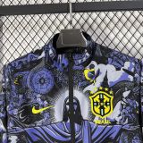 Brasil 2026 jesus version reversible windbreaker jakcet S-XXL