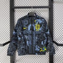 Brasil 2026 jesus version reversible windbreaker jakcet S-XXL