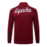Spain 2026 Red Long sleeve Jacket Suit S-XXL