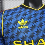 Manchester United 2025/26 Dark Blue Retro Version Player Version Jersey S-2XL