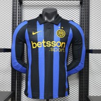 Inter Milan 2026/27 Home Long Sleeve  Player  Version Jersey S-2XL