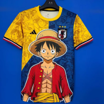Japan 2026/27 One Piece Luffy Yellow And Blue  special jersey S-2XL