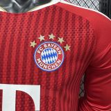 Bayern Munich 2026/27 Home Player Version Long Sleeve  Soccer Jersey size S-2XL