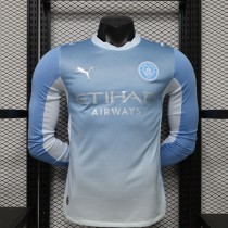 Manchester City 2026/27 Home Long Sleeve  player version Jersey  S-XXL