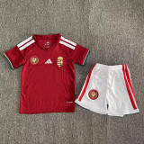 Hungary  2026 World Cup Home Kids Kit Jersey SIZE 16-28