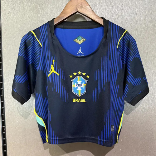 Brazil  2026 World Cup Away Crop Top size S-2XL