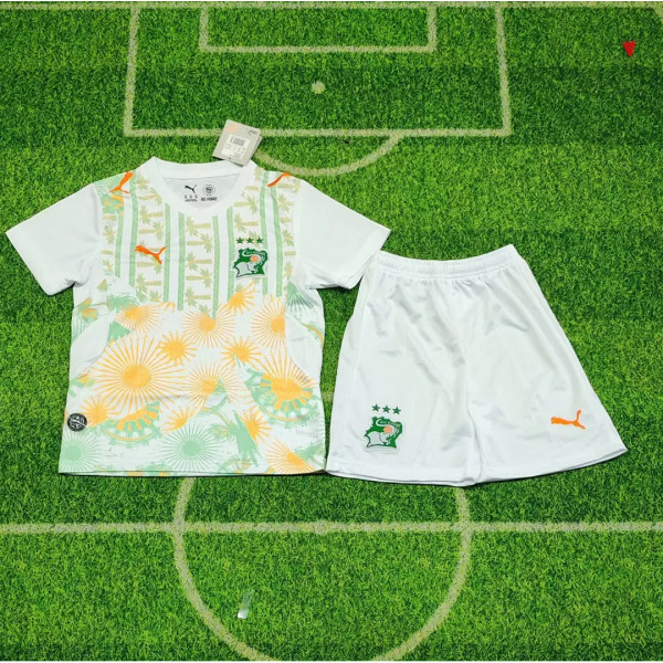 Cote d Ivoire 2026 World Cup Away kid kit  size 16-28