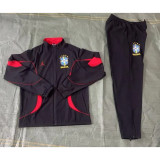 Brazil 2026 Black Windbreaker Suit Size S-2XL