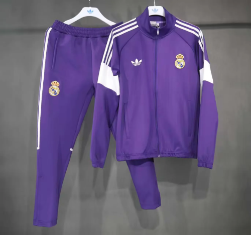Real Madrid 2026/27 Purple long sleeve  Jacket suit S-XXL