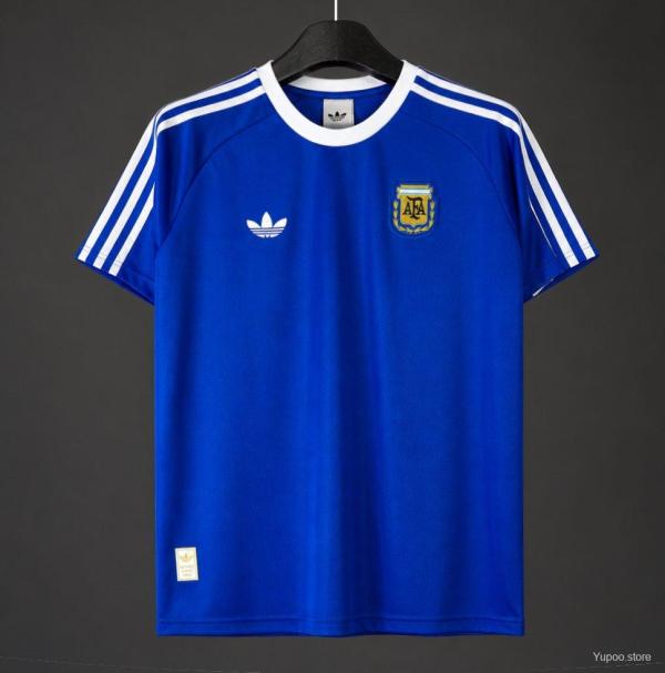 Mens Argentina 2026 World Cup Blue  Training Jersey S-2XL