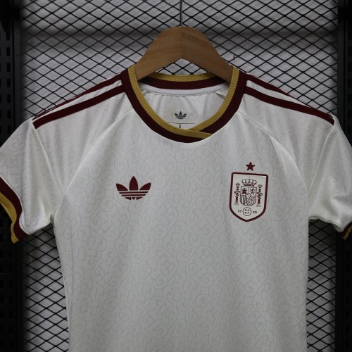 Woman Spain 2026 World Cup Away Player Version soccer jersey size S-2XL