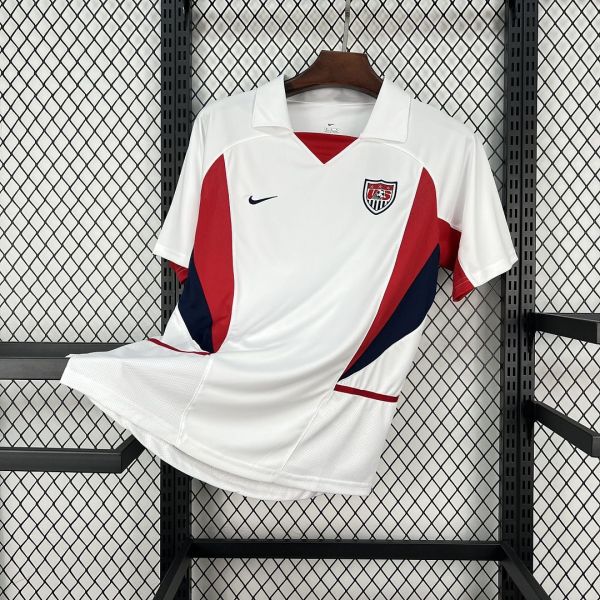 Retro 2002 USA Home Soccer Jersey S-2XL