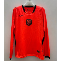 Mens Netherlands 2026 World Cup Home Long Sleeve Soccer Jersey S-4XL