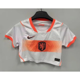 Netherlands 2026 World Cup Away Crop Top size S-2XL