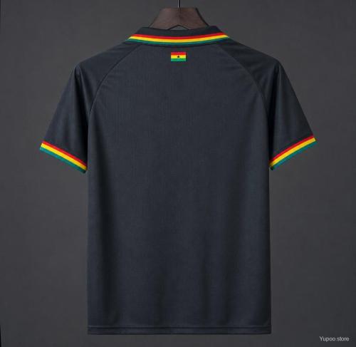 2026 Ghana Heritage Collection Black Polo Jersey