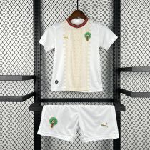 Morocco 2026 World Cup Away Kid kit size 16-28