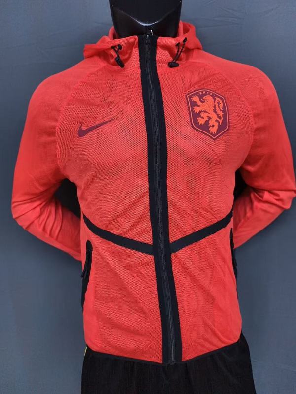 Netherlands  2026 World Cup Pre-Match orange Jacket size S-3XL
