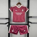 Real Madrid 2026/27 Away Pink  Kids kit Jerseys SIZE 16-28