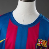 Barcelona home UCL retro  2005-06 kid kit  soccer jerseys