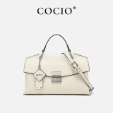 Cream White Flap Handbag Versatile Daily & Party сумка женская Women's bag bolsos mujer sac à main femme