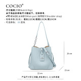COCIO Women Fashion Hobo Handbag Classic Style Casual Shoulder Bag For Ladies elegant trendy simple 2026